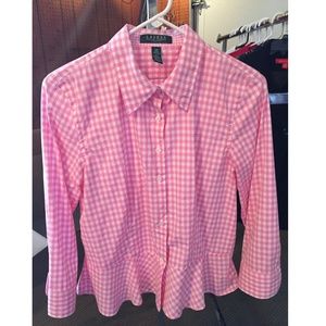 Ralph Lauren Peplum Blouse